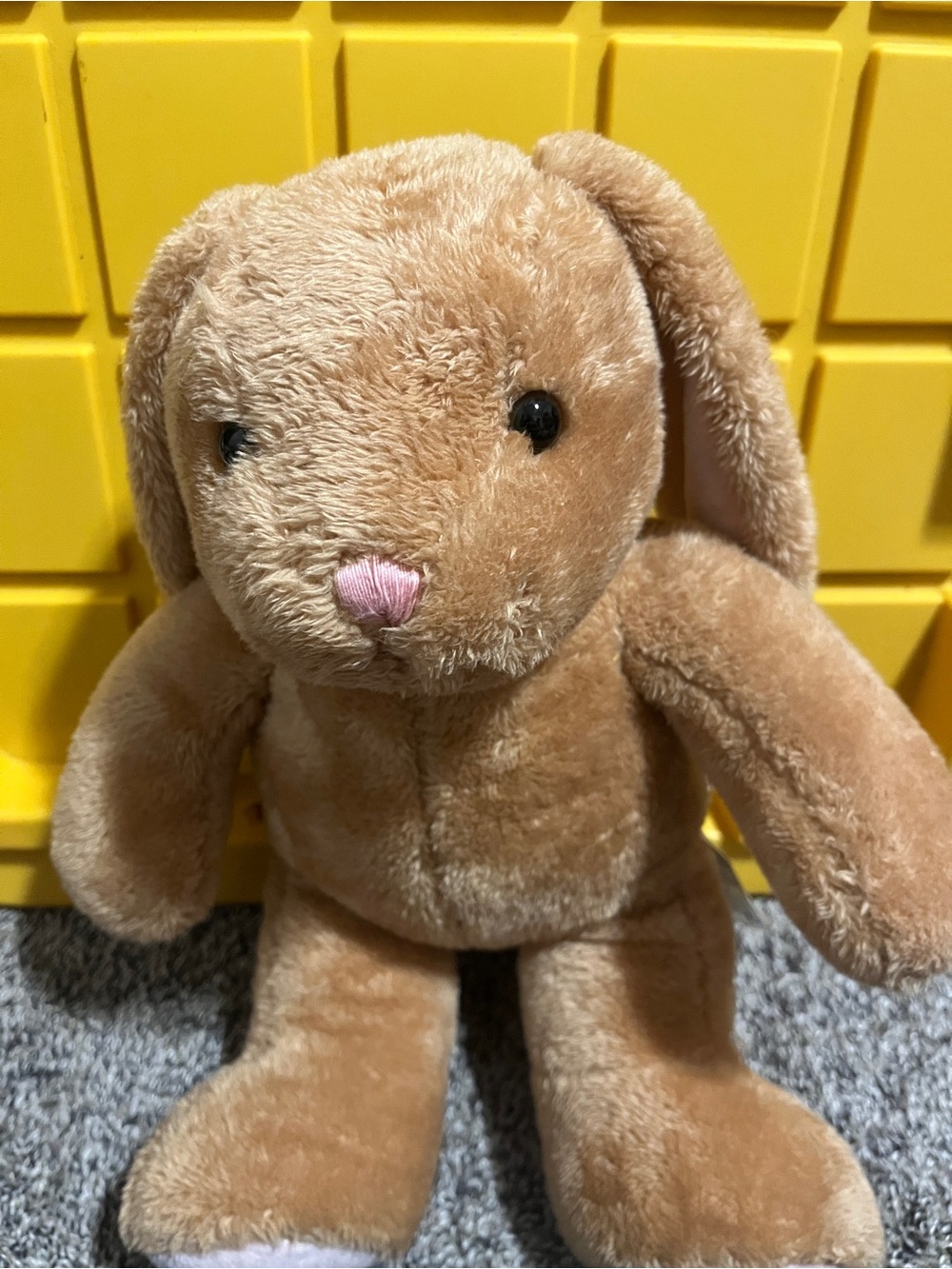Build-A-Bear Retired Brown Long-earedBunny with Pink Nose